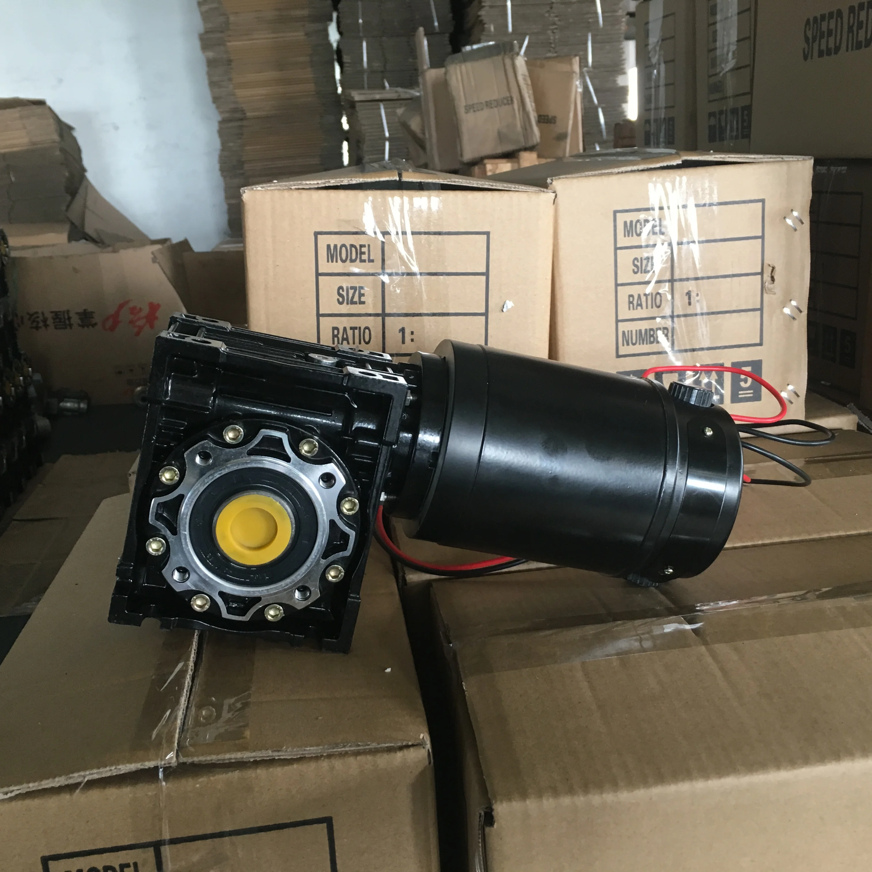 

24VDC high power worm gear motor,high efficiency and big output torque