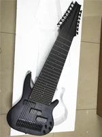 high quality custom edition 15 string electric bass black matte rose wood fingerboard mahogany xylophone body