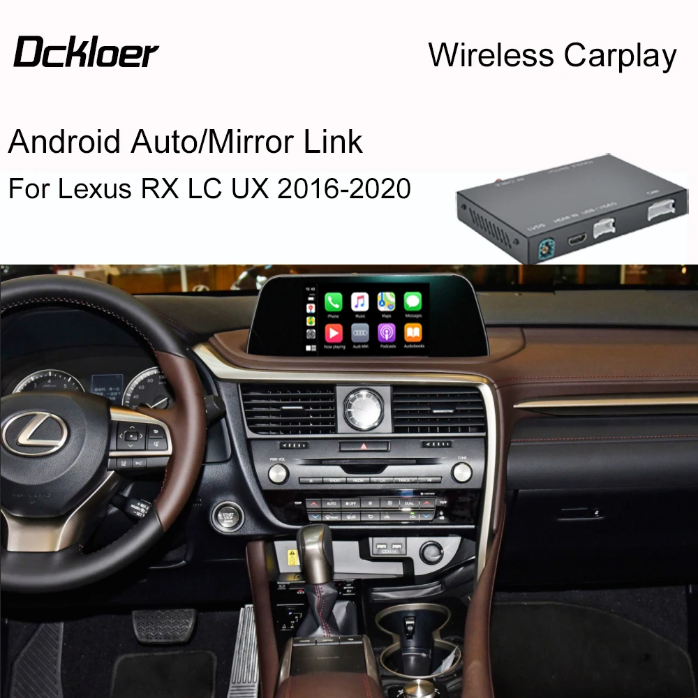 

Wireless Apple CarPlay For Lexus RX LC UX 2016-2020 With Mirror Link AirPlay Car Play Android Auto Interface Functions