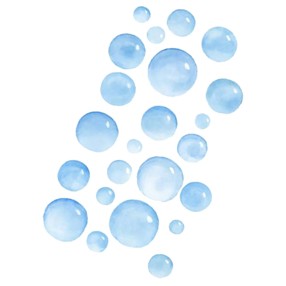 Наклейка на стену с пузырьками украшения для вечеринки листья искусственные