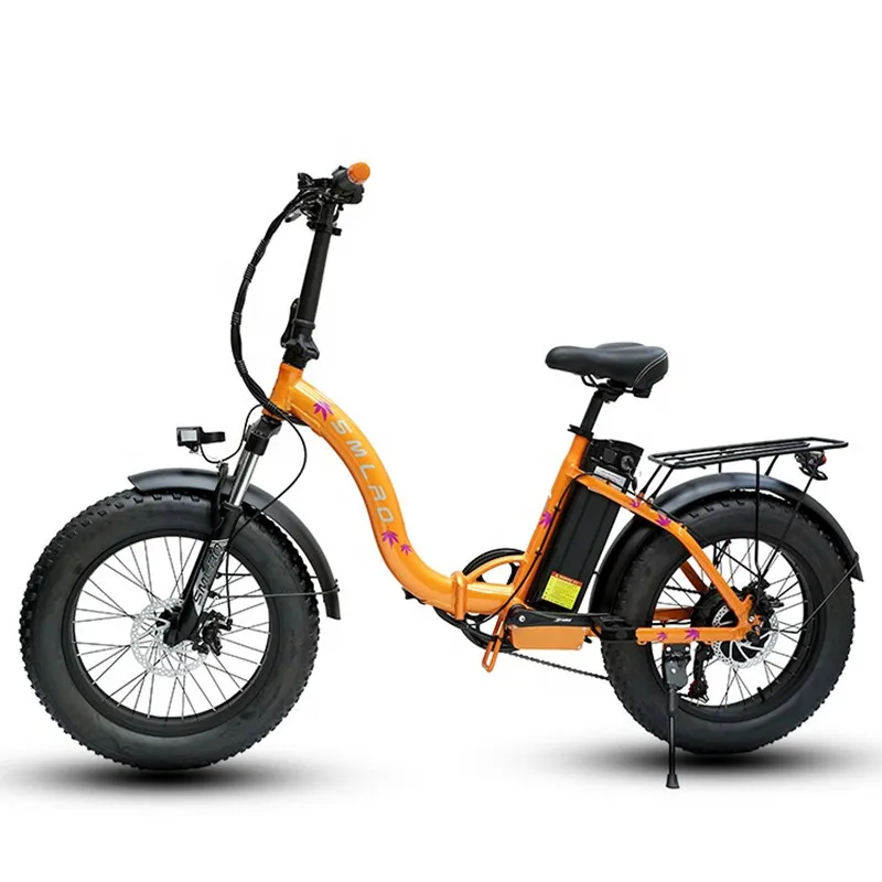 

Drop Ship Smlro E7 Electric Bicycle Folding Mountain Bike 48V 1000W Motor 10Ah 13Ah Fat Ebike 20x4.0 Adult Moped For Men