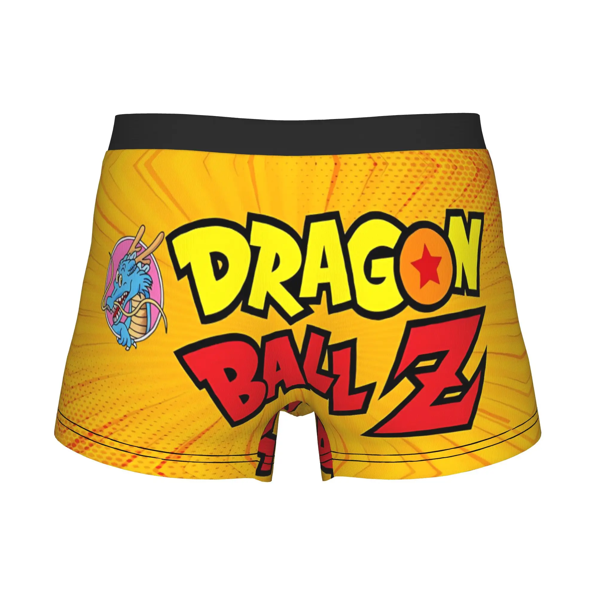 Фото Модные боксеры в стиле манги Dragon Ball, мужские трусы с принтом, шорты-боксеры, нижнее белье для мужчин №4