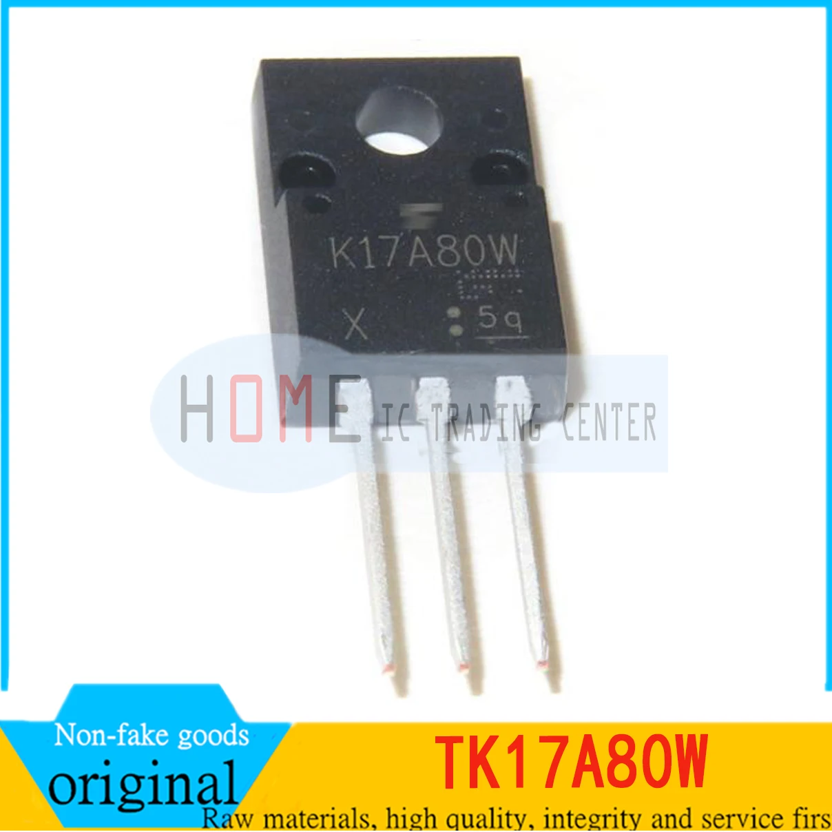 

5PCS 100% brand new original imported TK17A80W silk screen K17A80W TO-220F MOS field-effect transistor 17A 800V
