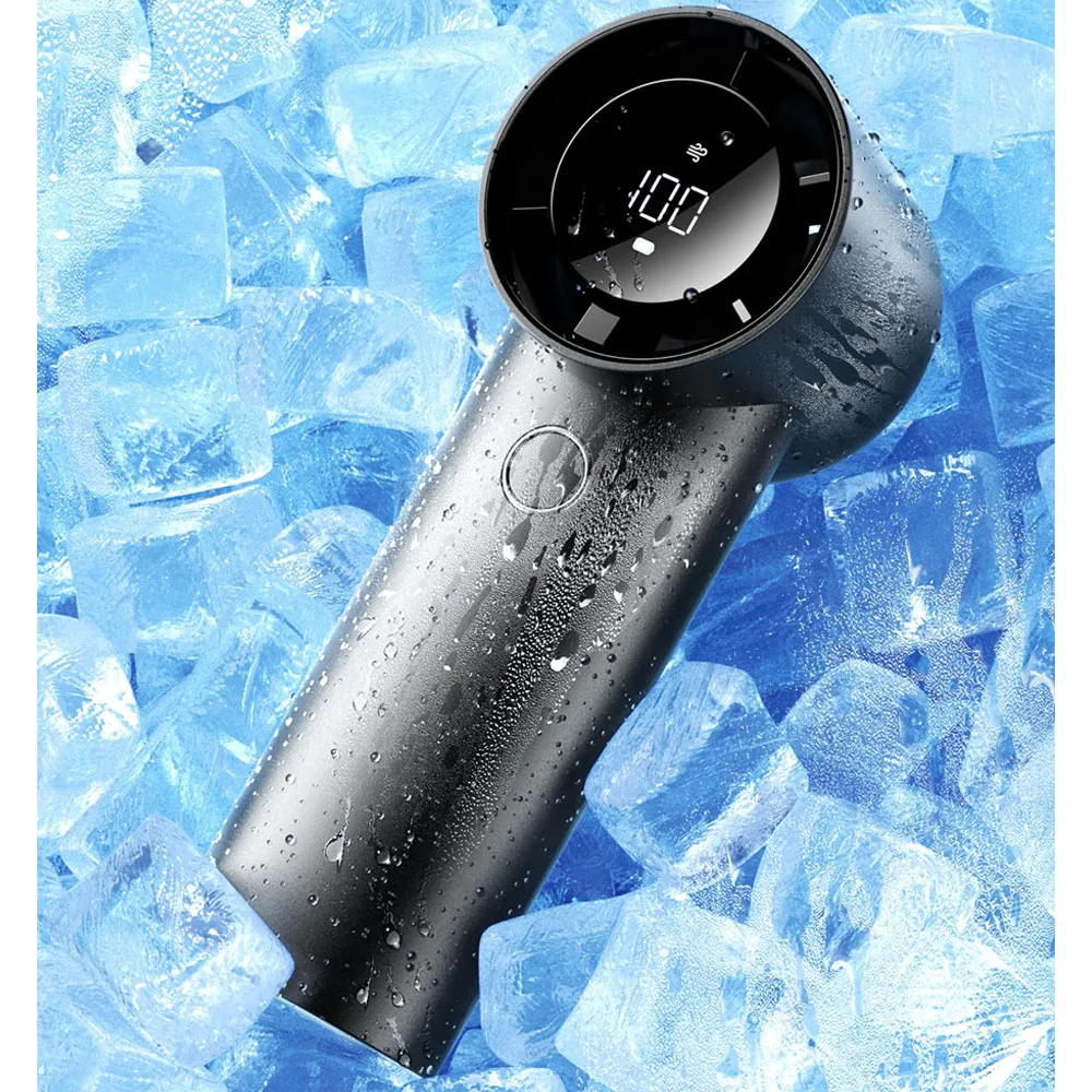 Портативный ручной вентилятор coldSky, 6000 мАч, охлаждающий вентилятор с батарейным питанием, 5 скоростей, регулируемый небольшой настольный вентилятор для путешествий на открытом воздухе, дома