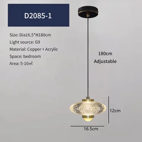 FSS современный маленький круглый медный золотой светильник, люстра, роскошный светодиодный светильник, креативный светильник для учебы, спальни, прикроватные домашние светильники