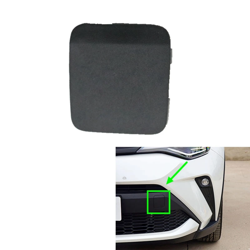 For Toyota C-HR CHR 2021 2022 Front Bumper Tow Hook Cover Cap Unpainted