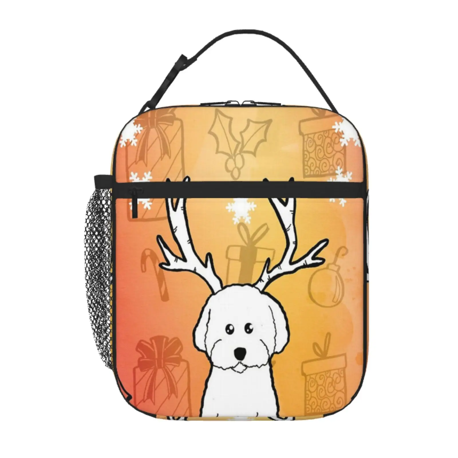 

Merry Woofmas Thermal Lunch Box Cooler Bags Thermo Food Bag