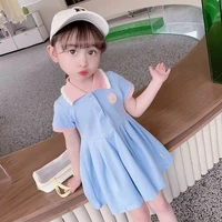 girls dresses 2022 new girls summer college style fashionable girls dresses toddler girl clothes ropa de bebe ni%c3%b1a