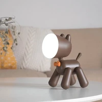 led night light charging cartoon cute dog night lights two speed control switch children lamp for kids bedroom table gift