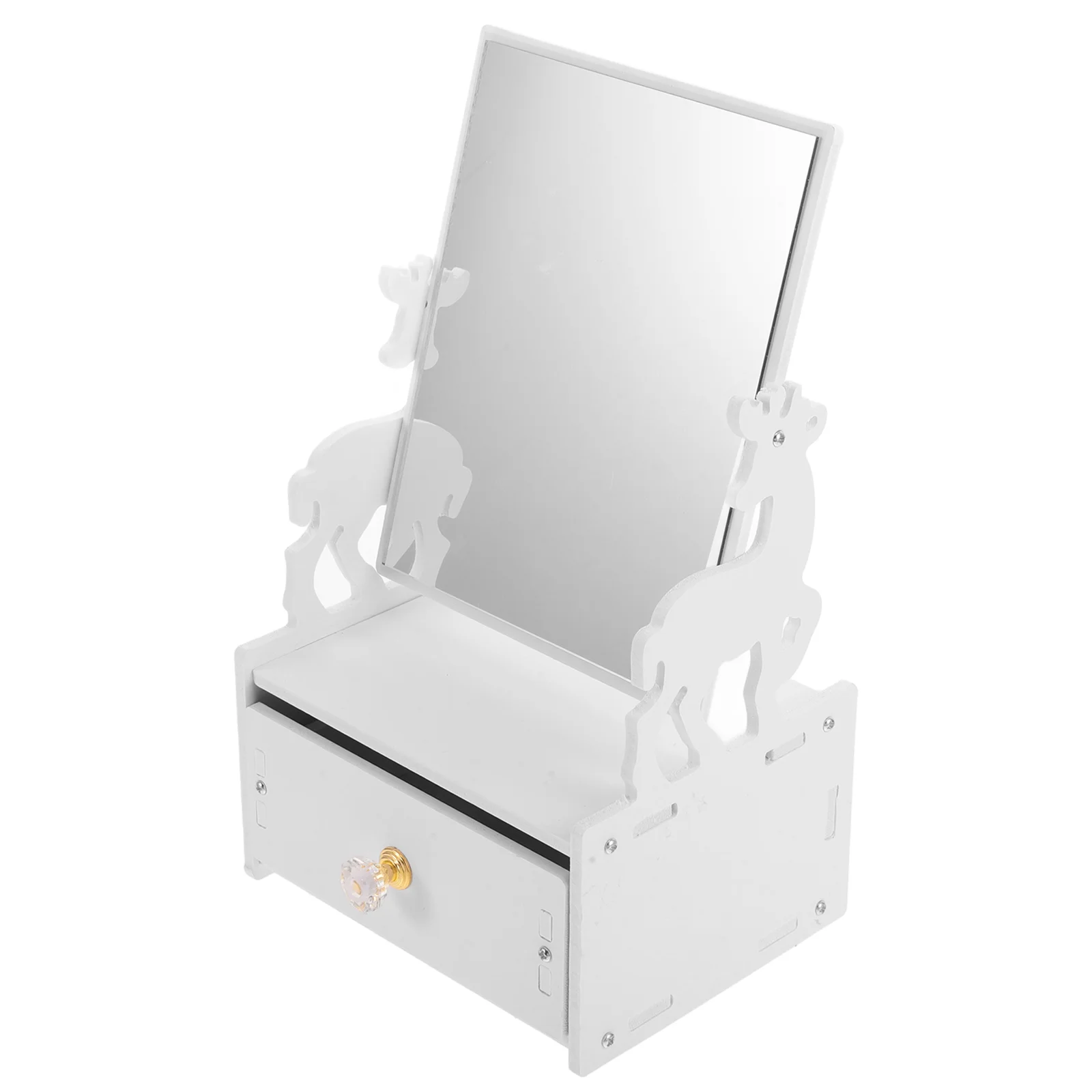 Ящики для хранения косметики настольное зеркало с подставкой шкатулки