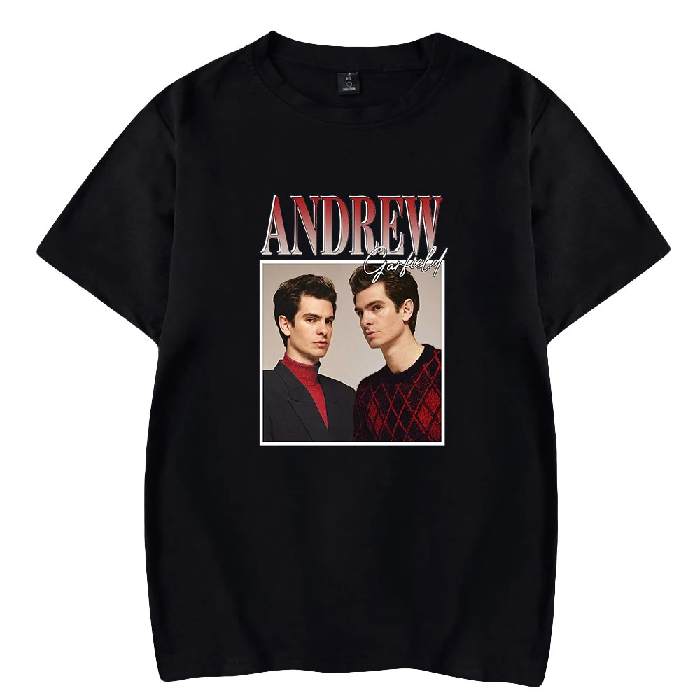 Andrew Garfield Tshirt Unisex Crewneck Short Sleeve Men Women T-shirt American Pop Star 2022 Casual Style Fashion Clothes