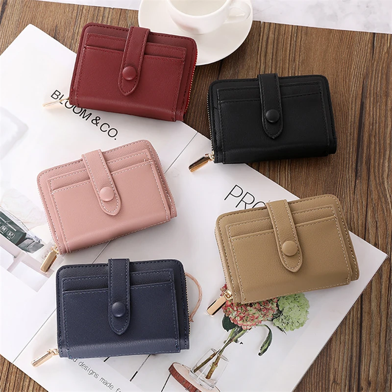 

Unistybag Wallets for Women Luxury Designer Wallet Fashion Purses Solid Cute Small Wallet PU Girl Clutch Purse