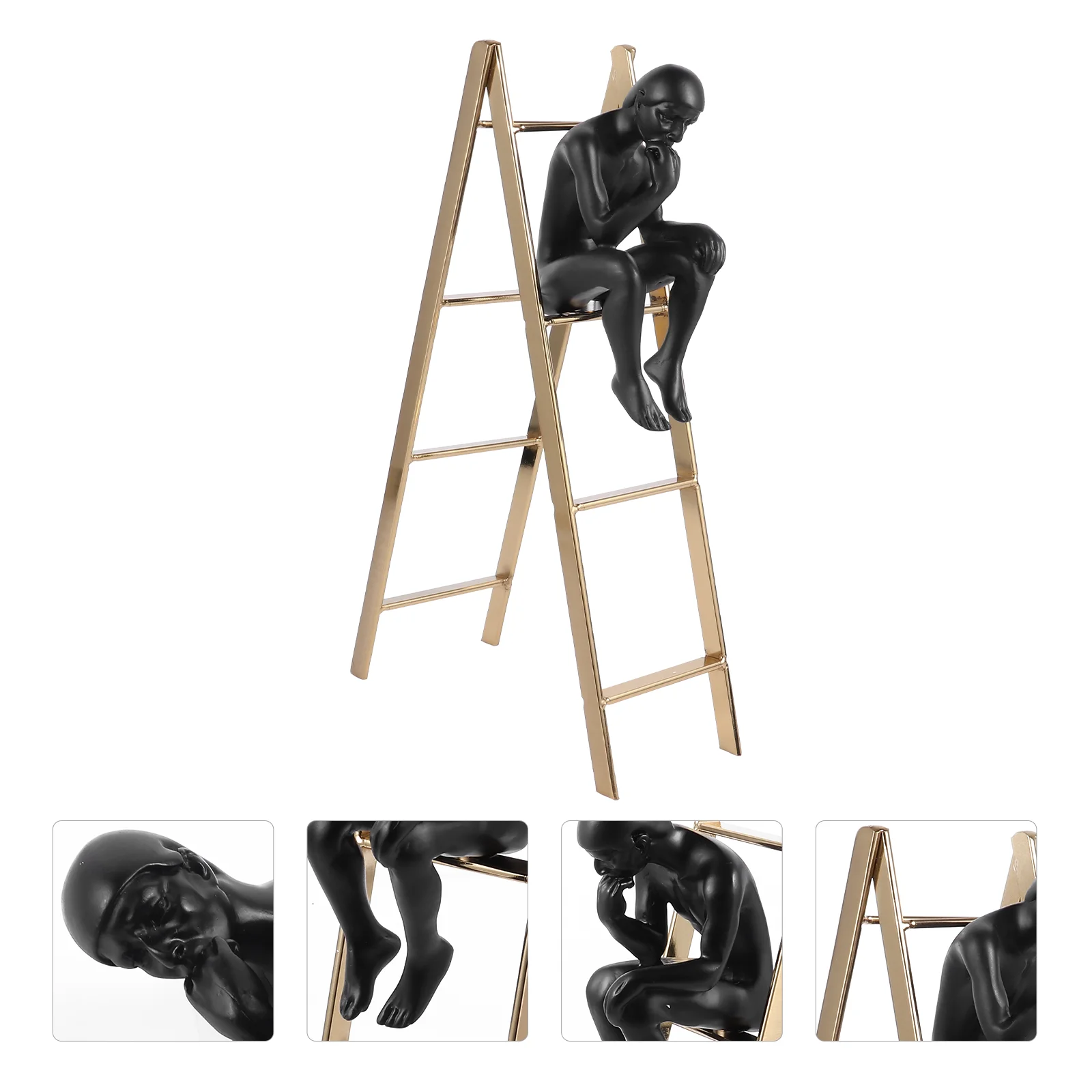 

1 Set of Abstract Modern Statue Ornament Statue Scupture Art Figurine Decor for Decoration