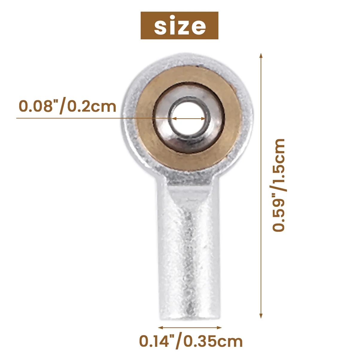 10 шт. металлическая рулевая тяга M2 шаровая шарнирная головка для HSP Tamiya Mini 4WD RC