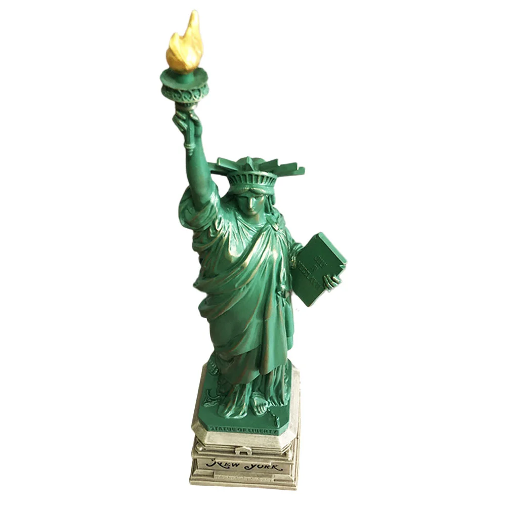 

Home Decor Goddess Of Liberty Resin Ornaments Material Sand Table Layout Statue Building Materials Travel