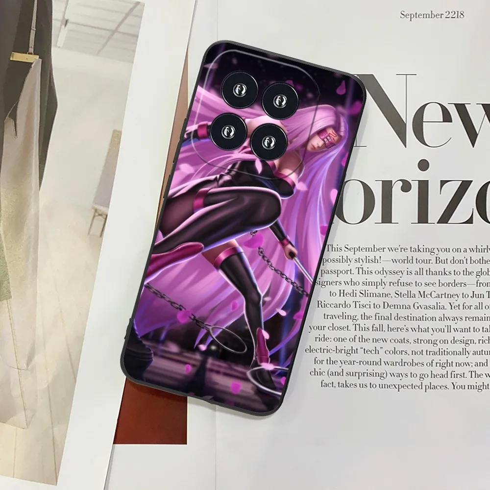 Чехол для мобильного телефона Fate Night Medusa Xiaomi 14 13 12 11 10 9 T Ultra Lite Pro S SE X 5G черный