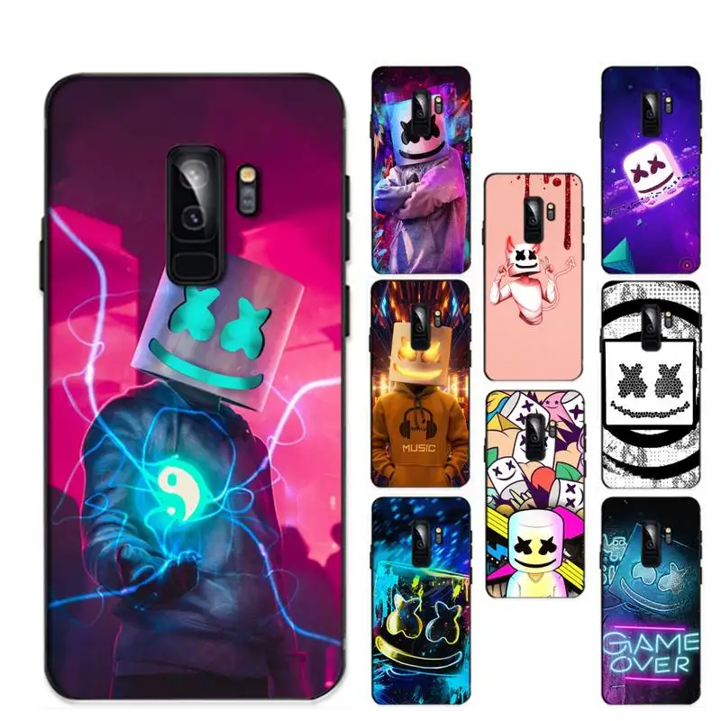 DJ Marshmallow Phone Case for Samsung S20 lite S21 S10 S9 plus for Redmi Note8 9pro for Huawei Y6 cover