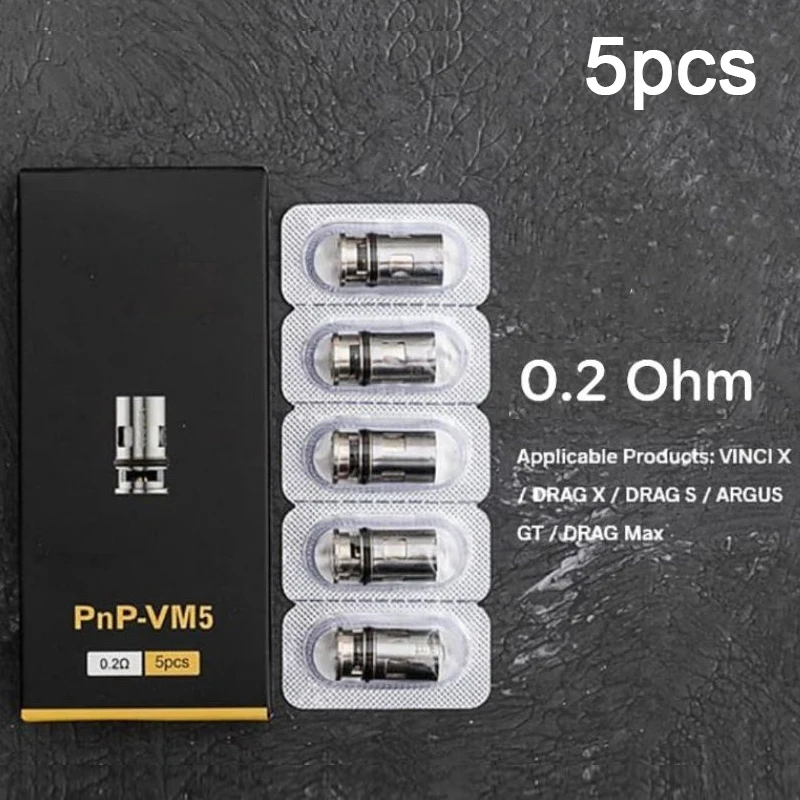 

Vinci Pnp-VM1PnP-VM4 Mesh Coil VM3 VM5 VM6 TM1 0.2/0.3 ohm Mesh Coils For VINCI R VINCI Mod VINCI X NAVI Drag X Drag S Pod