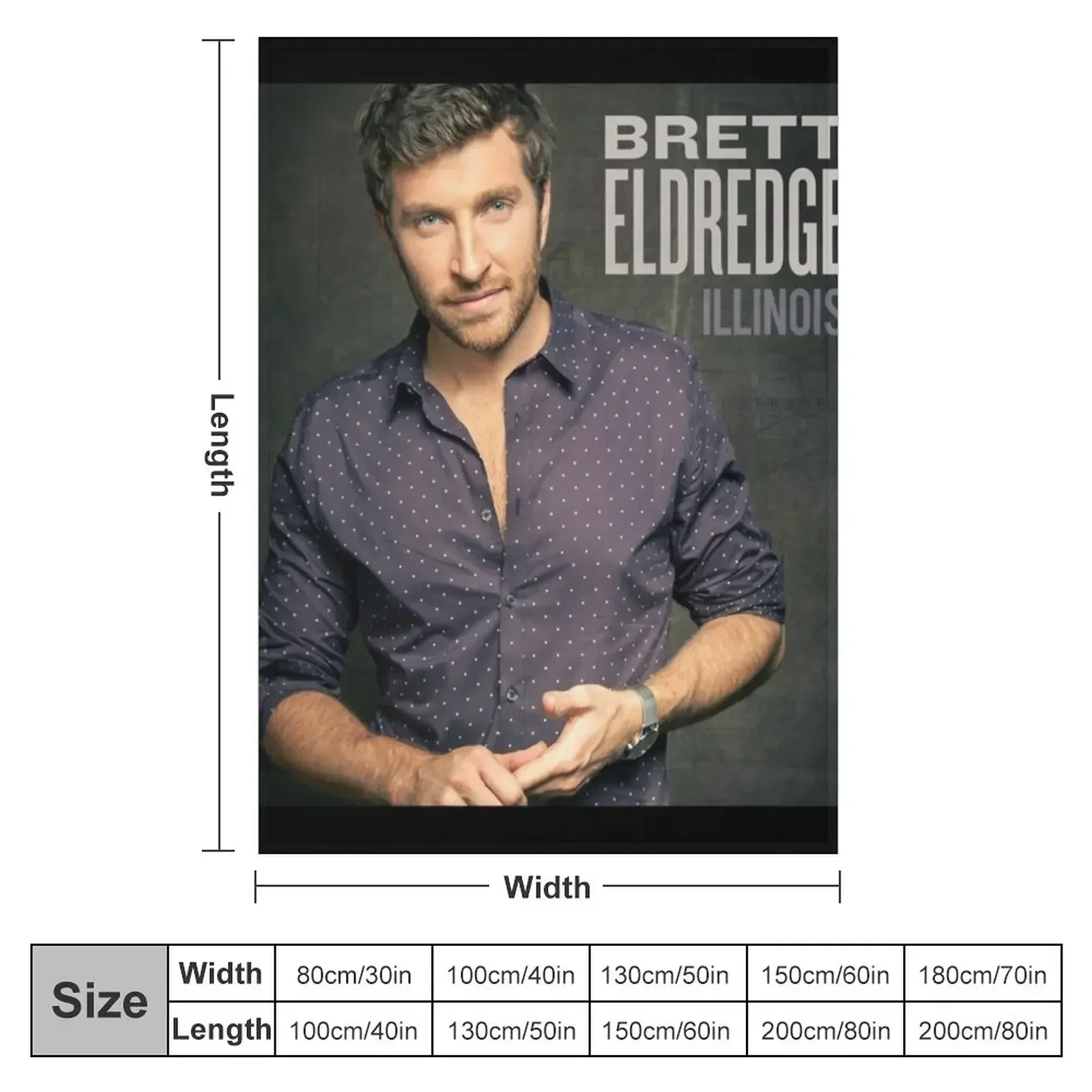 Одеяло Brett Eldredge illinois очень большое одеяло модные декоративные одеяла для диванов