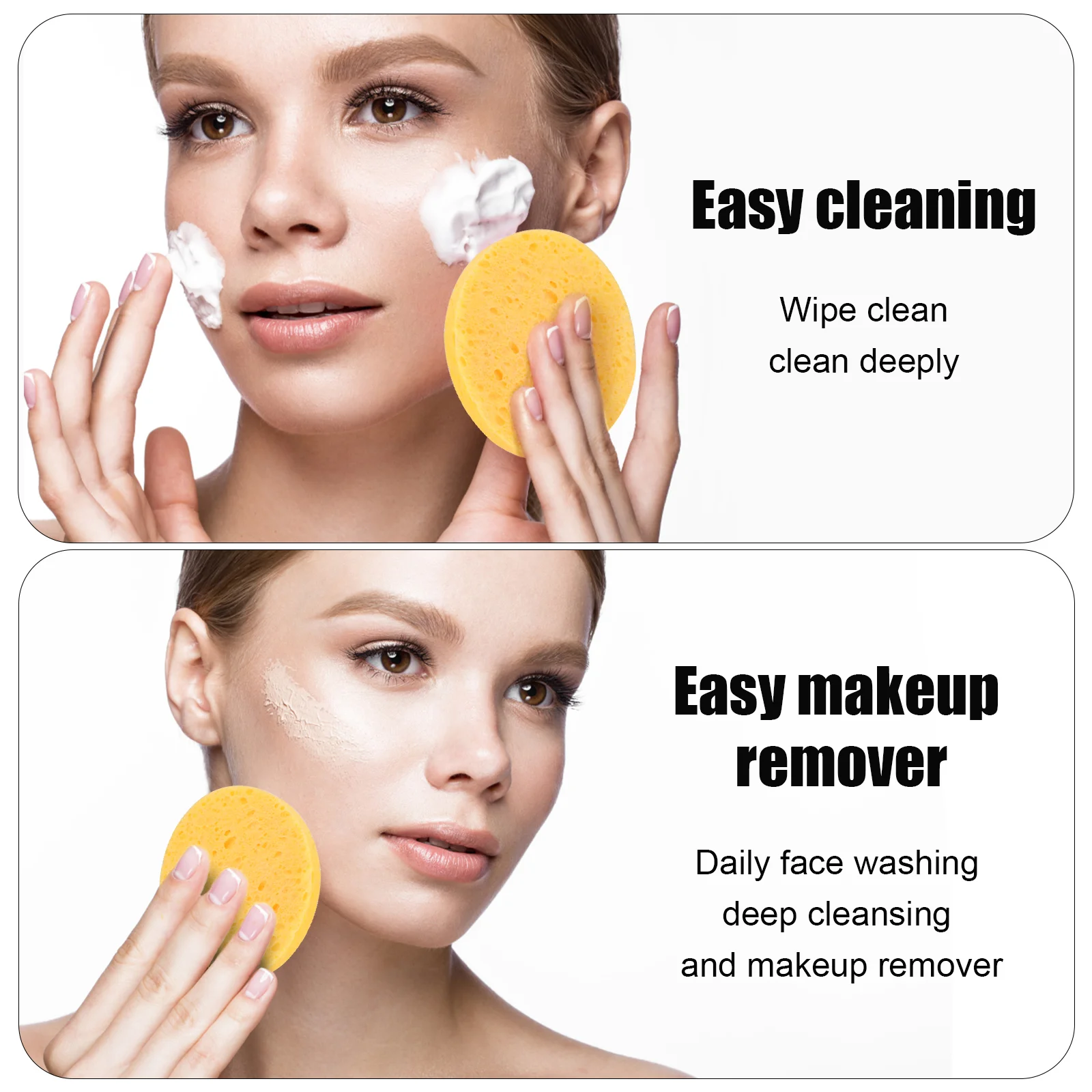 

Face Makeup Puffs Sponges Sponge Facial Cleaning Puff Remover Scrubber Cleansing Washing Exfoliating Girl Tool Accessories Wash