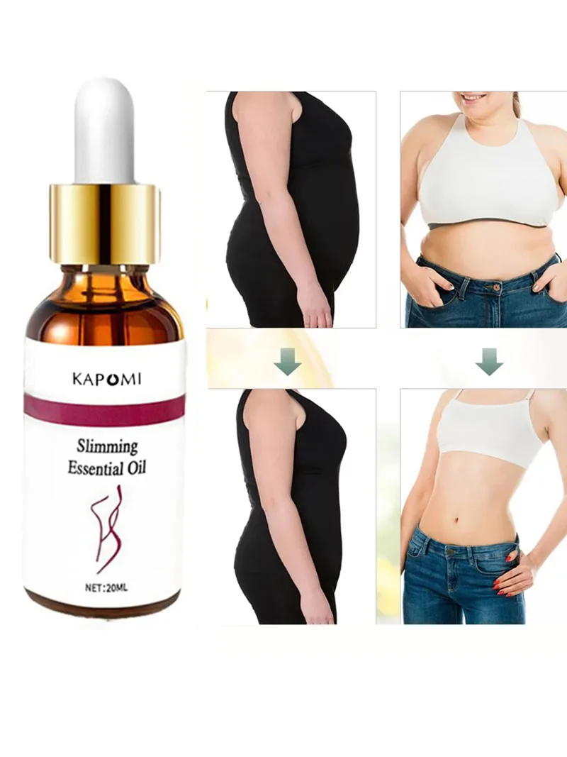 

Slimming Body Weight Loss Dissolve Fast Fat Burning Essential Oil for Whole Body Ginger Extract Effect Slimming Product 10/30ml