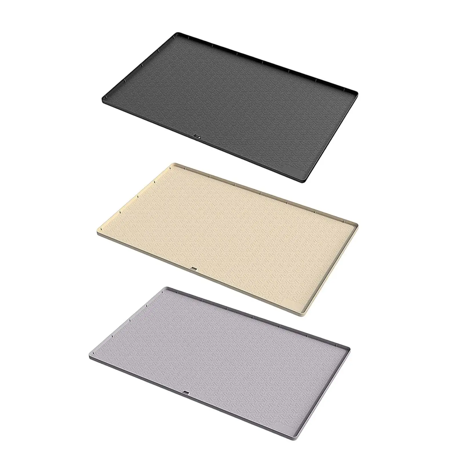 

Sink Mat Under Sink Drip Tray Waterproof Silicone Mat Anti Slip Kitchen Bathroom Cabinet Mat Silicone Under Sink Liner