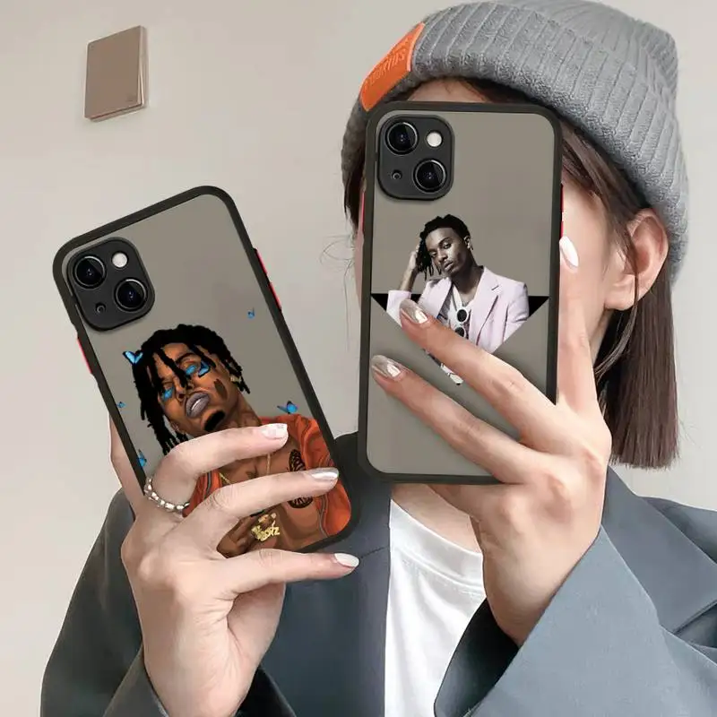 

Rapper singer Playboi Carti die lit Phone Case for iPhone X XR XS 7 8 Plus 11 12 13 pro MAX 13mini Translucent Matte Case