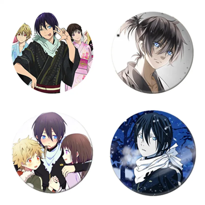 

Free Shipping Anime Noragami Brooch Pin Badge Accessories For Clothes Backpack Decoration Children's gift B013