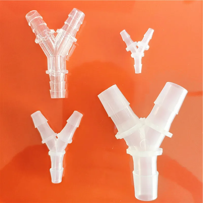 

18 Sizes 2.4-19.5mm Equal Y Type Hose Tee Plastic Silicone Tube Water Pipe Connectors S751 Joint Aquarium Parts Drop Shipping