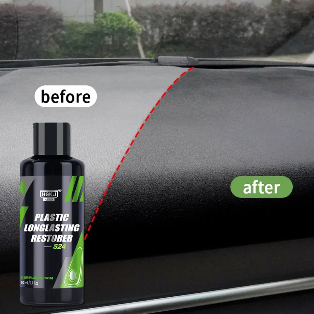 Plastic Restorer Back To Black Gloss Car Cleaning Products Auto Polish And Repair Coating Renovator For Car Detailing HGKJ 24 images - 6