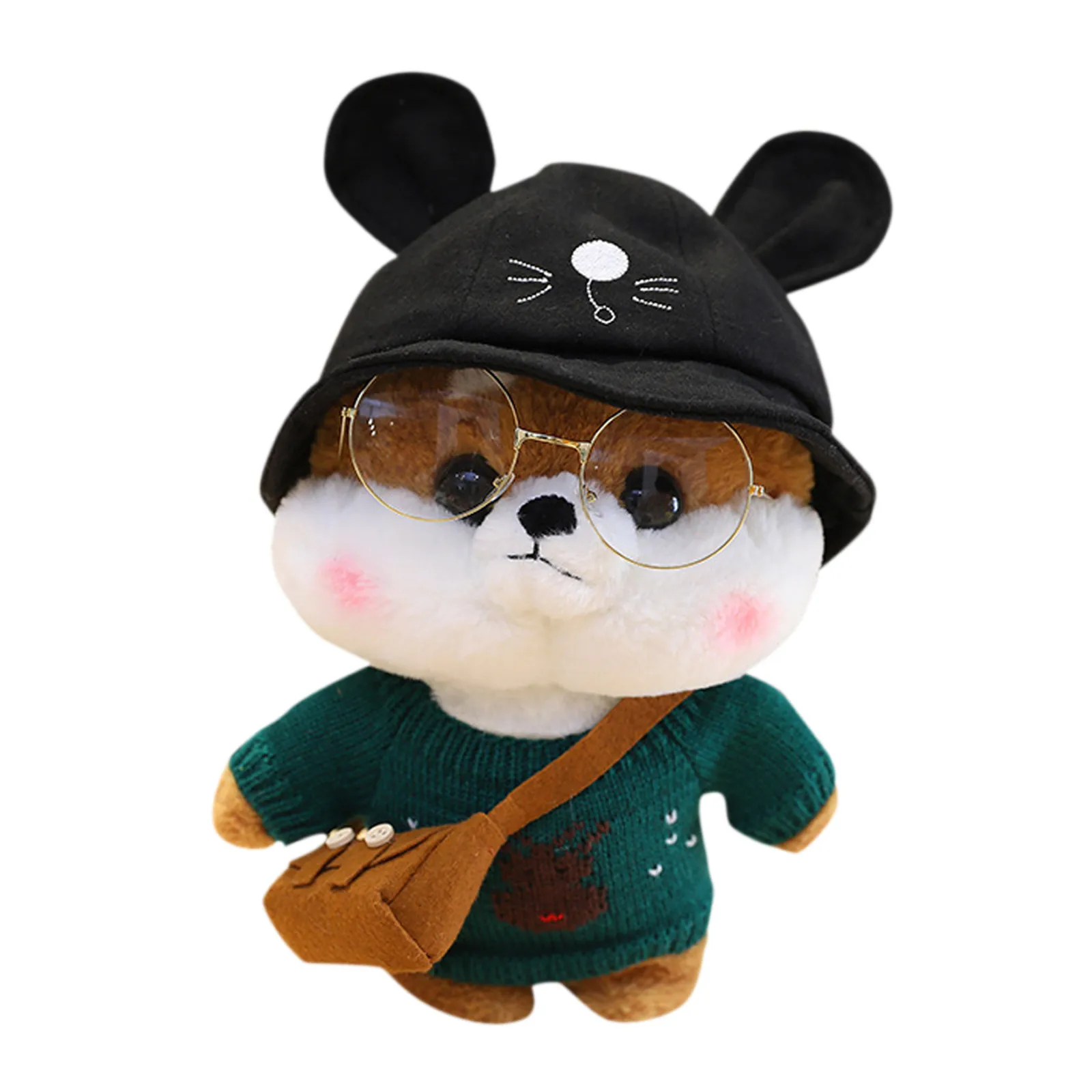 

Spaniel Plush Doll Gift Toy Creative Doll Soft Toy Toy Animal 30cm Dolls Plush Birthday Stuffed Doll Doll Baby Plush Wearing