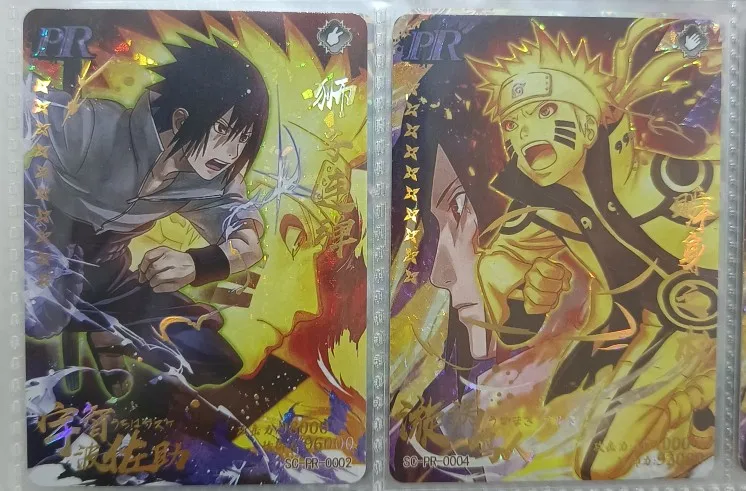 Карты-пазлы Наруто Five Bullet Ten MR визуально Потрясающие карты Will of Fire PR аниме