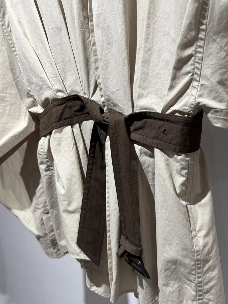 Женская одеждаingy2k осенне-зимние свободные женские рубашки с лацканами и пряжкой