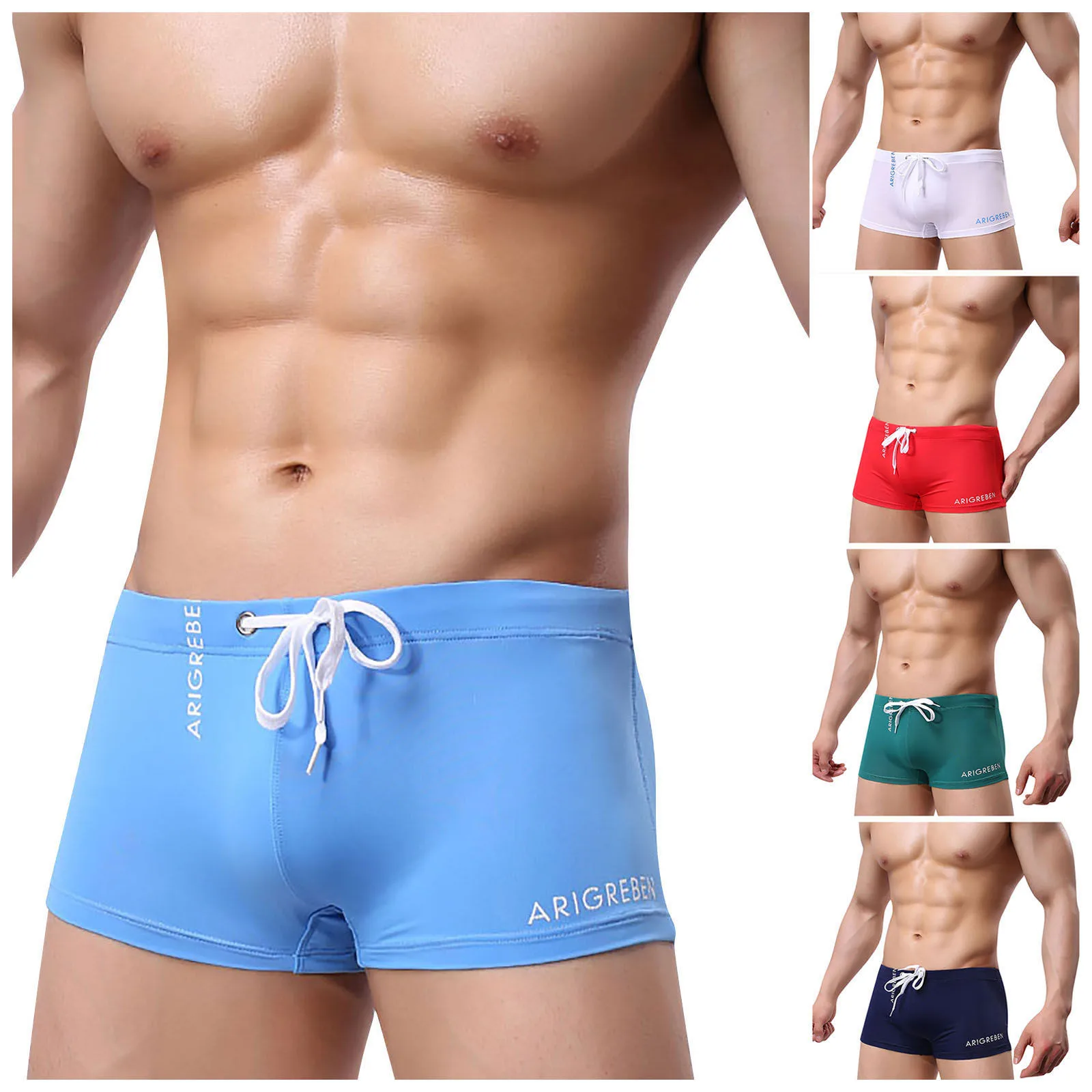 Шорты Мужские приталенные модные пикантные боксеры для фитнеса и бодибилдинга