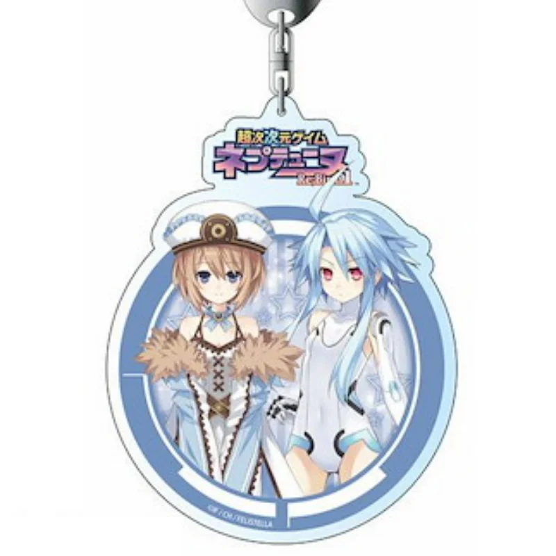 Фото Новый стиль, ХИТ! Мультяшный аниме-брелок Hyperdimension Neptunia Re;Birth1, акриловая фигурка-подвеска, украшение для косплея, подарок 2026 №4