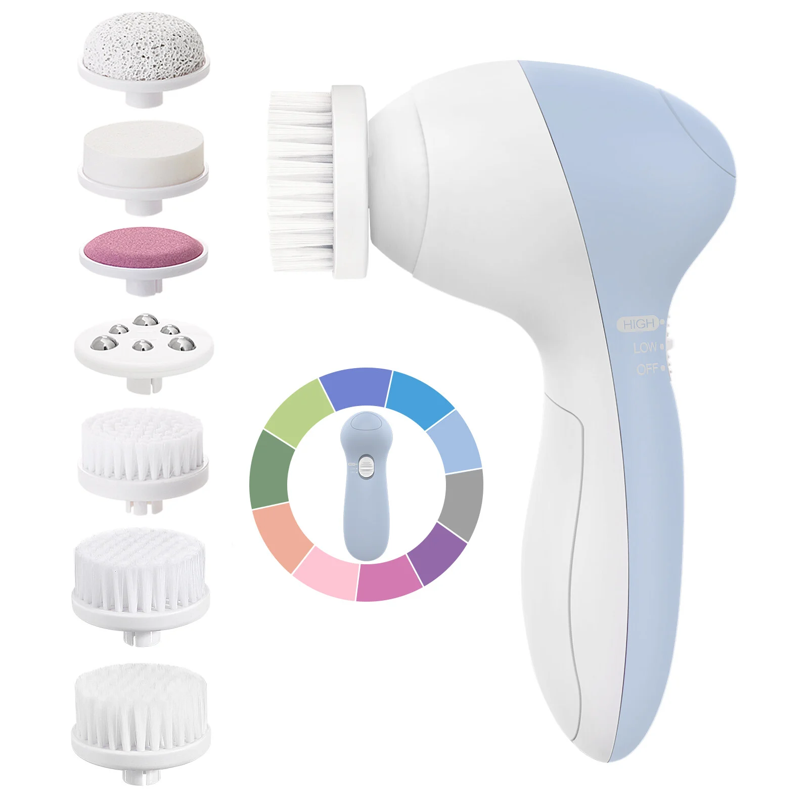 

Combo Plate Portable Cleansing Brush Household Cleaning Brushes Skin Care Travel Sized Device Face Machine