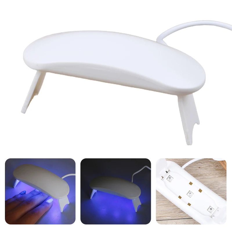 

1pc 6W 80cm Mini UV LED Lamp USB Charging Gel Polish Curing Machine Nail Dryer