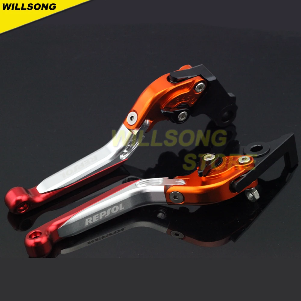 

Складной выдвижной рычаг тормозного диска для HONDA CBR 125/250/300/400/500 R/RR CB190X CB190R CB300F CB500F CBF190 X/R REPSOL