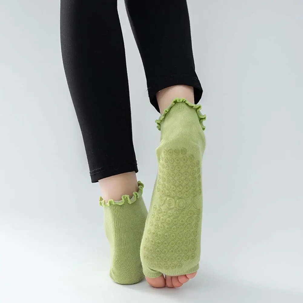 

Гимнастические носки, профессиональные носки для пилатеса, мягкая защита для ног, уютные женские носки для балетных танцев