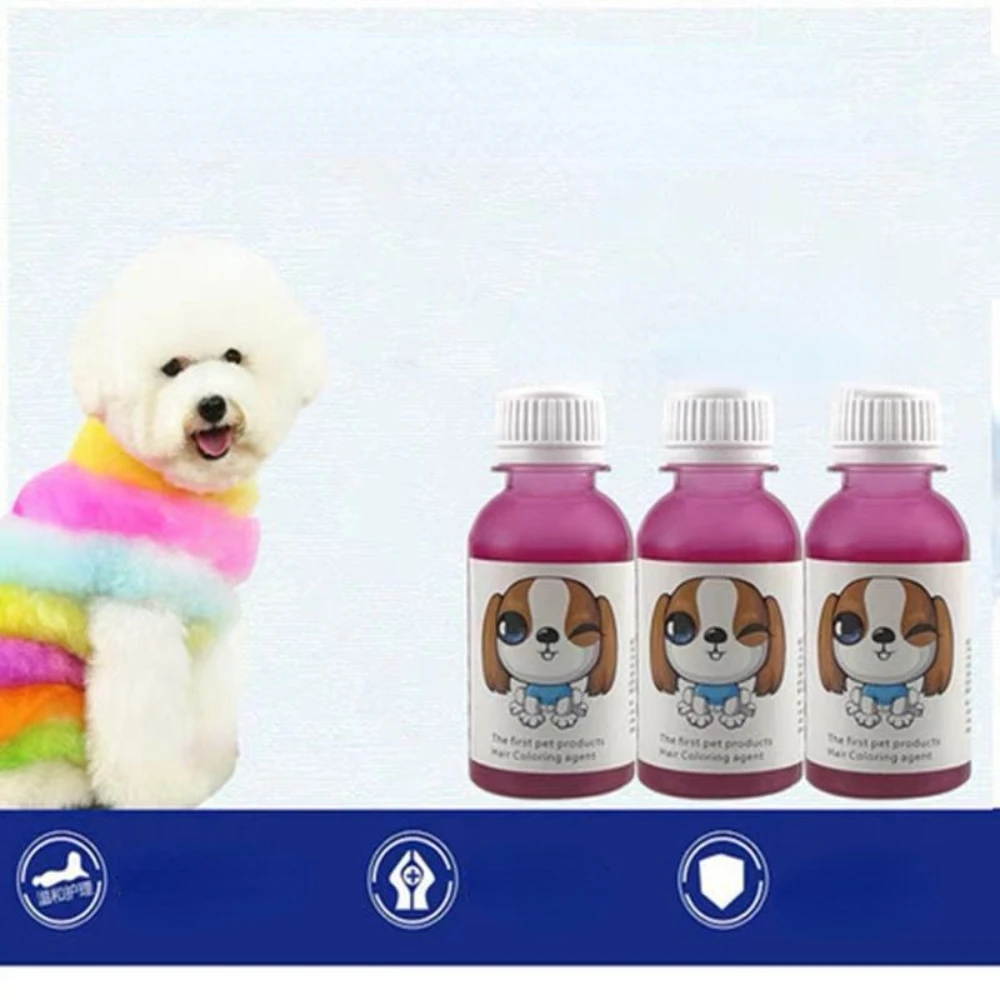 

Pet Special Stain Hair Dye Cream Dog Lasting Eyebrow Cream VIP Bichon Color Hair Dye Cream