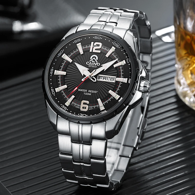 Роскошные Мужские Аналоговые кварцевые часы BGW9 светящиеся 10 бар