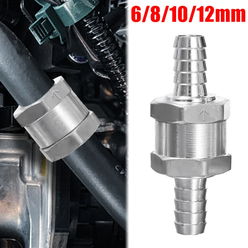 

Car Fuel Non Return Check Valve Diesel Aluminium Alloy Practical Tool Accessories 6/8/10/12mm Universal for Peugeot Renault