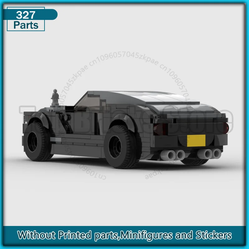 Скоростной гоночный автомобиль Moc строительный блок RR фантомный дисплей кирпичи