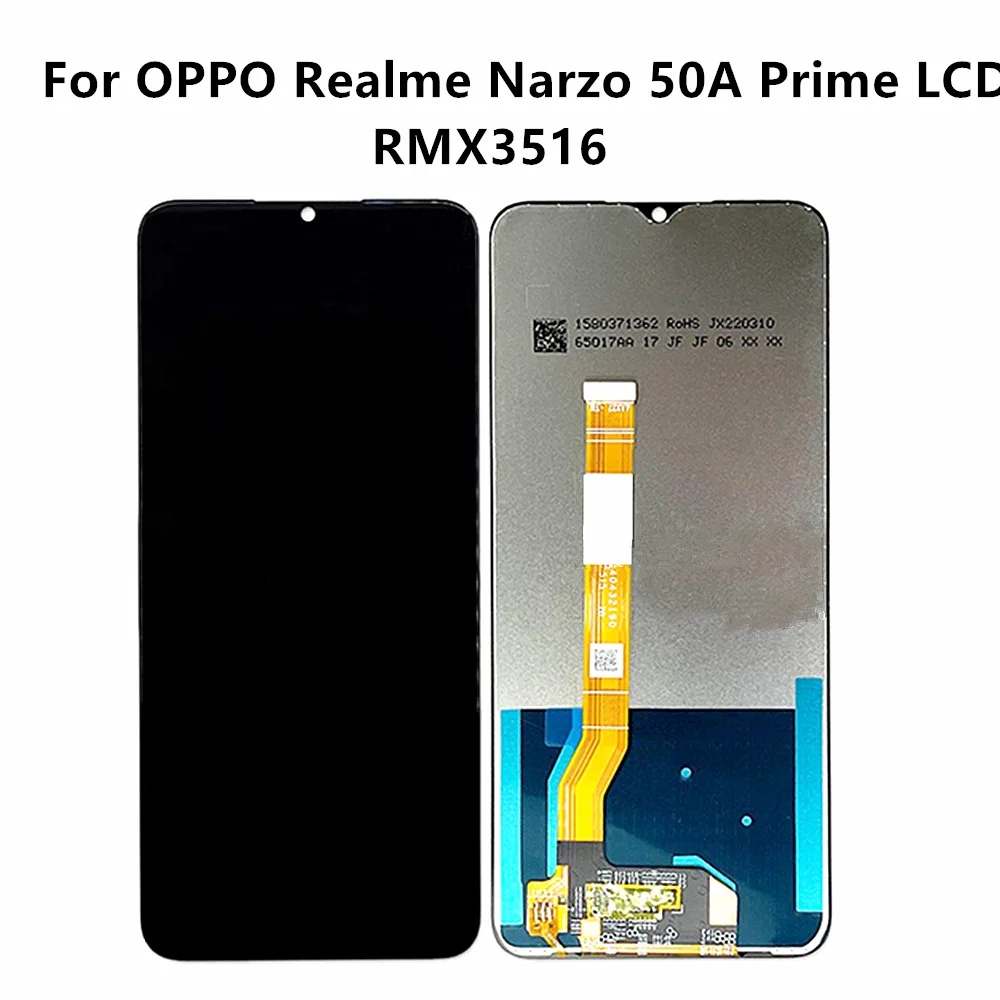 

IPS LCD 6.6 inch For OPPO Realme Narzo 50A Prime RMX3516 LCD Display Touch Screen Digitizer Assembly Panel Replacemen