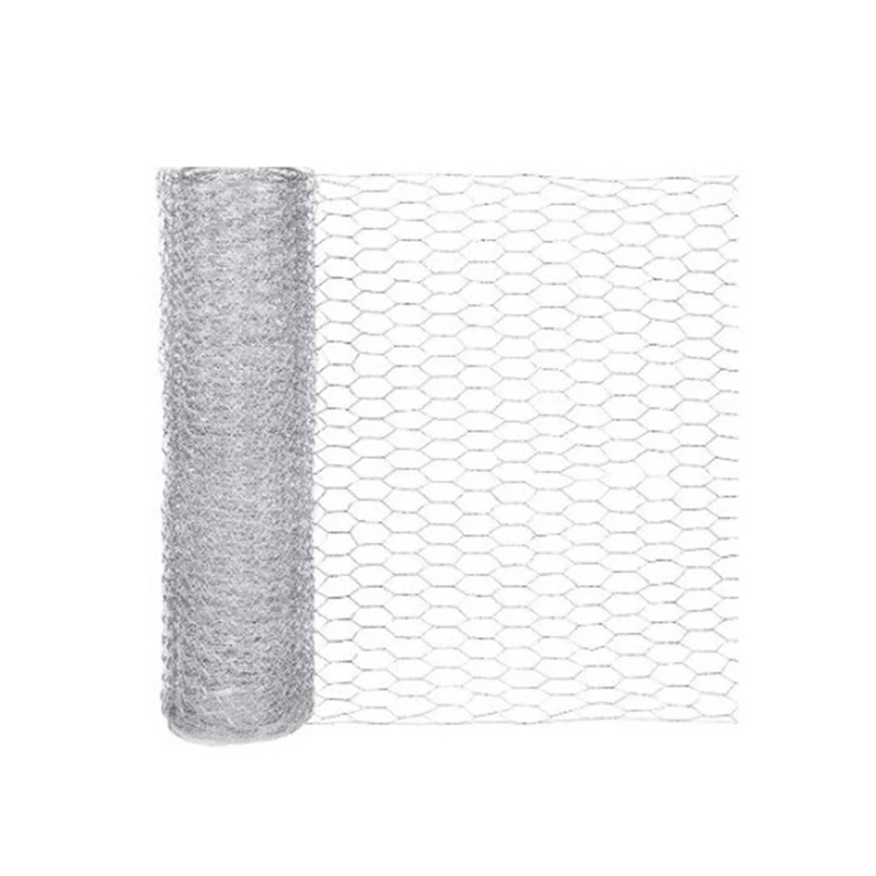 

Galvanized Hexagonal Wire Mesh Fence for Chicken Rabbit Animal Household Garden Wire Net Scratch Resistant Rust Proof
