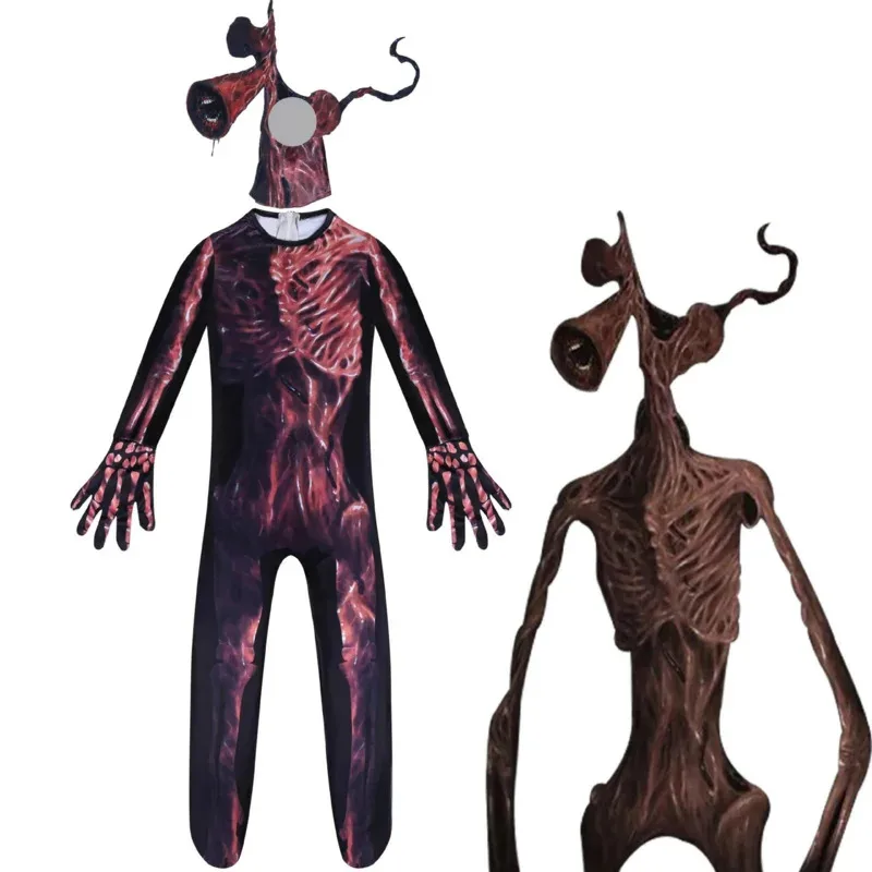 Фото 2026 2024, новейший костюм на Хэллоуин, Scp Foundation, мультяшная кошка, сирена, голова ужасов, забавная одежда Mar эр, одежда для детей и мальчиков №5