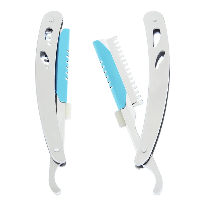 S Stainless Steel Shaving Razor For Men Women Include Blades