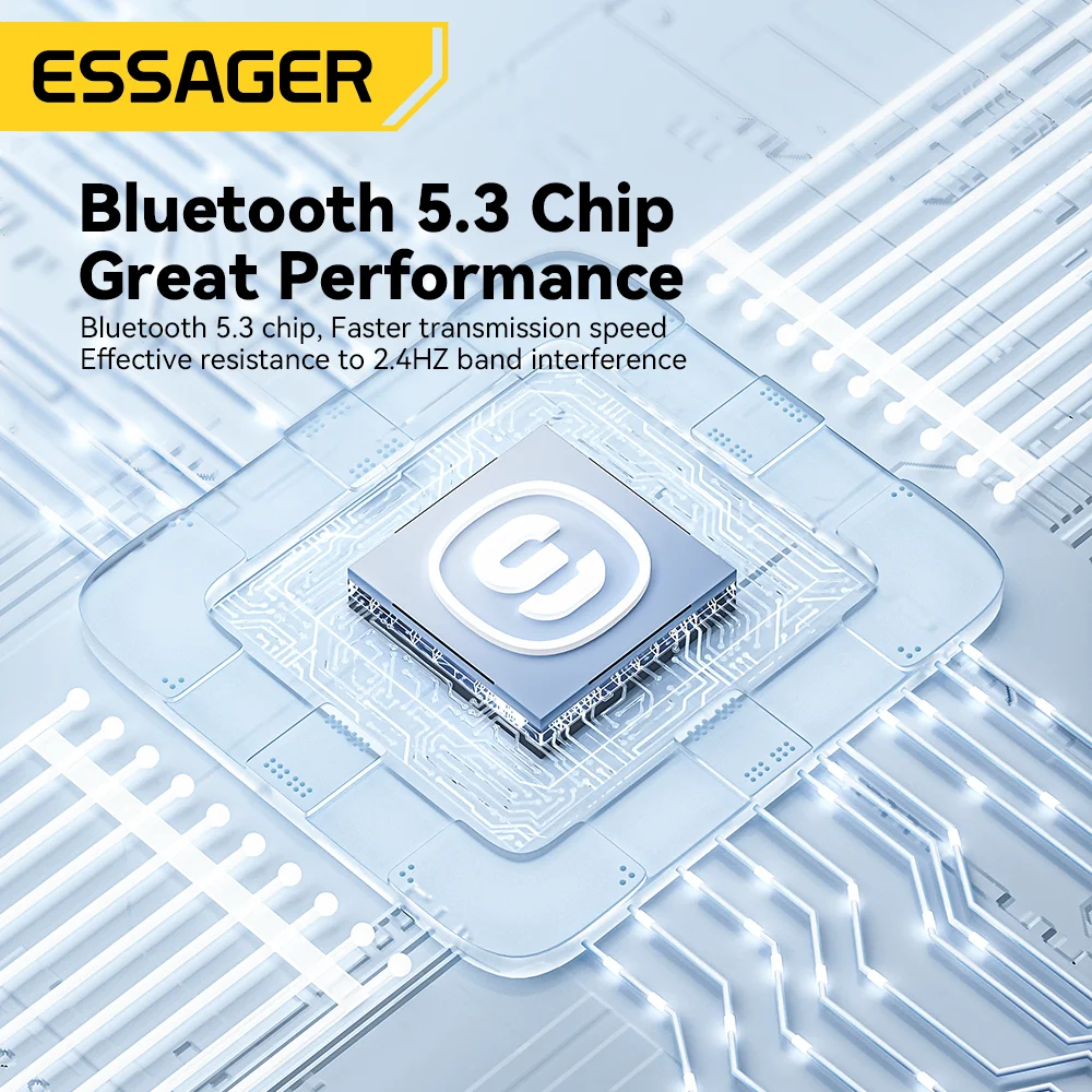 TWS-наушники Essager E90 с микрофоном и сенсорным управлением |