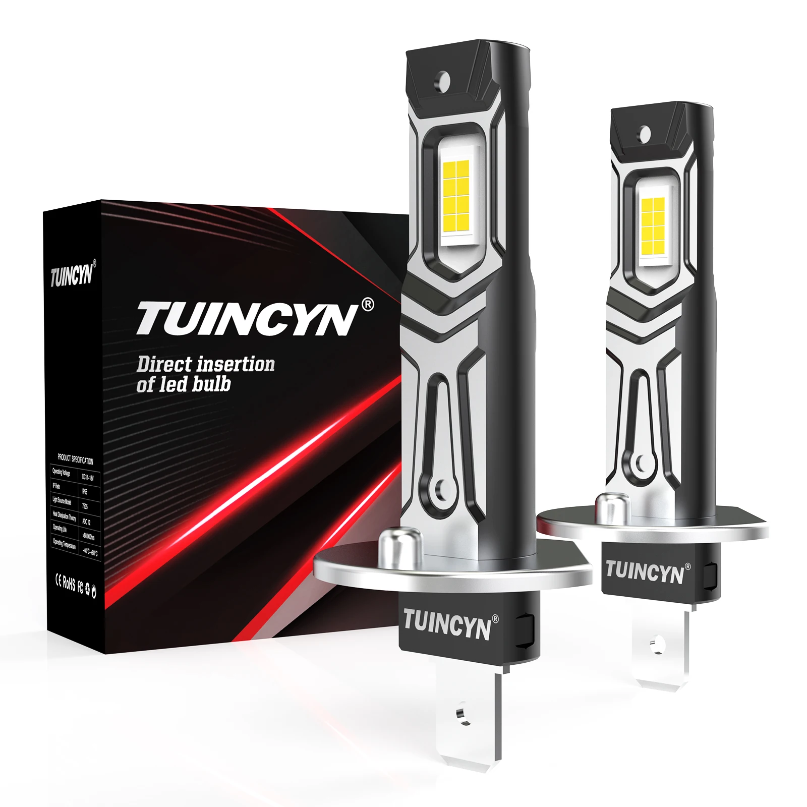 

2 шт. светодиодные лампы H1 без ошибок, автомобильные фары для Renault Captur Duster VW Ford Fiesta Focus Honda Civic CRV Mazda 6 Hyundai