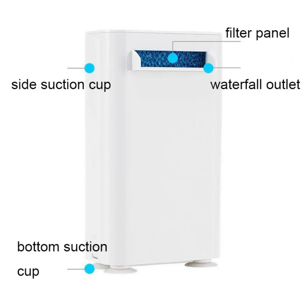 Автоматический однослойный/двухслойный пластиковый фильтр для черепахи с